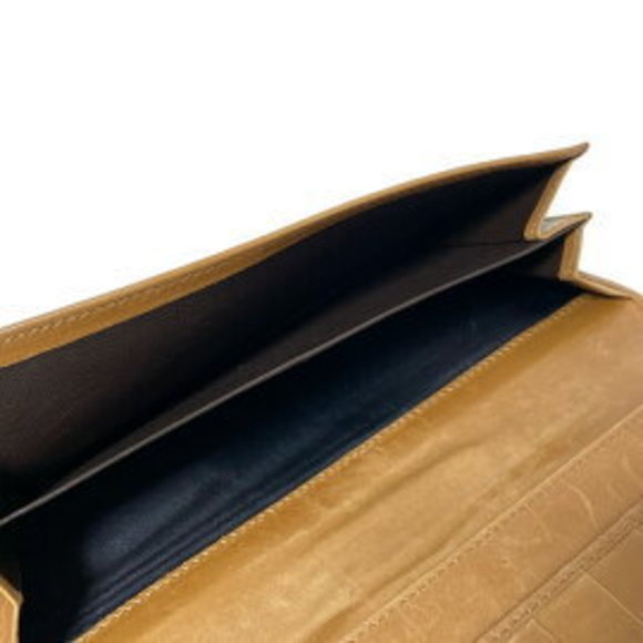 Gucci long Wallet Black yellow leather - Picture 6 of 9